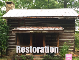 Historic Log Cabin Restoration  Lamar County, Georgia